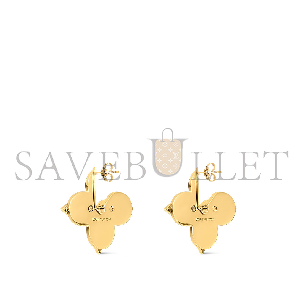 LOUIS VUITTON LV MEDAILLON EARRINGS M01995